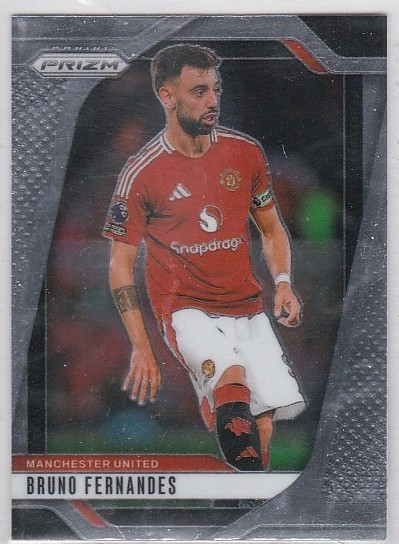 #129 Bruno Fernandes (Manchester United) - Panini Prizm Premier League 2024/25