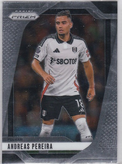 #211 Andreas Pereira (Fulham) - Panini Prizm Premier League 2024/25