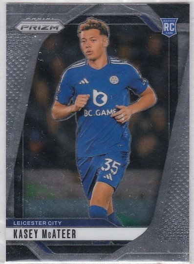 #265 Kasey McAteer (Leicester City) - Panini Prizm Premier League 2024/25