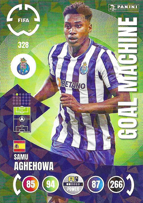 #328 Samu Aghehowa (Porto) - GOAL MACHINE - Panini Adrenalyn XL Club World Cup 2025