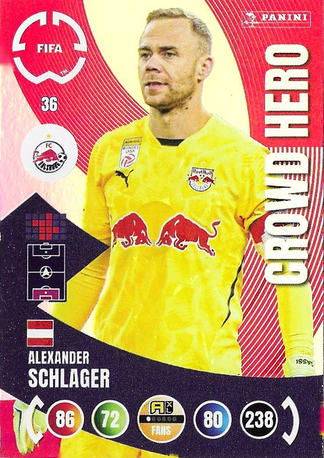#036 Alexander Schlager (RB Salzburg) - Panini Adrenalyn XL Club World Cup 2025