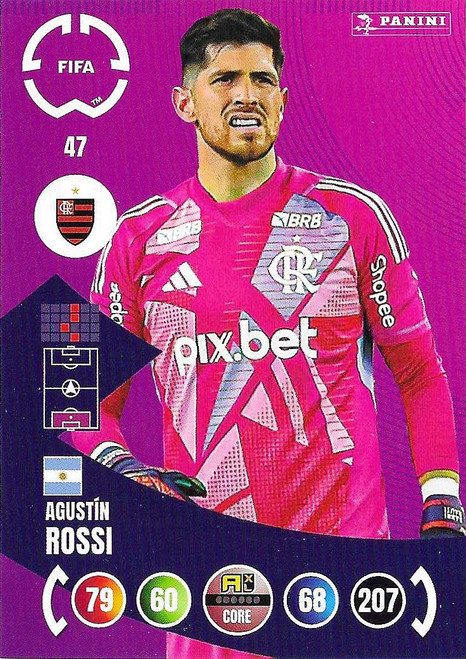 #047 Agustin Rossi (Flamengo) - Panini Adrenalyn XL Club World Cup 2025