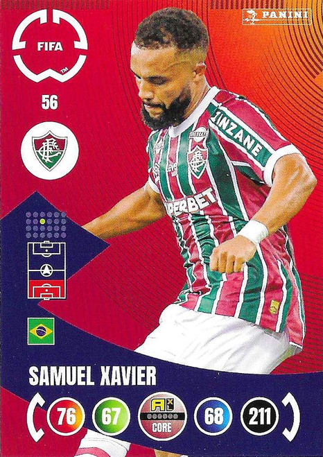 #056 Samuel Xavier (Fluminense) - Panini Adrenalyn XL Club World Cup 2025