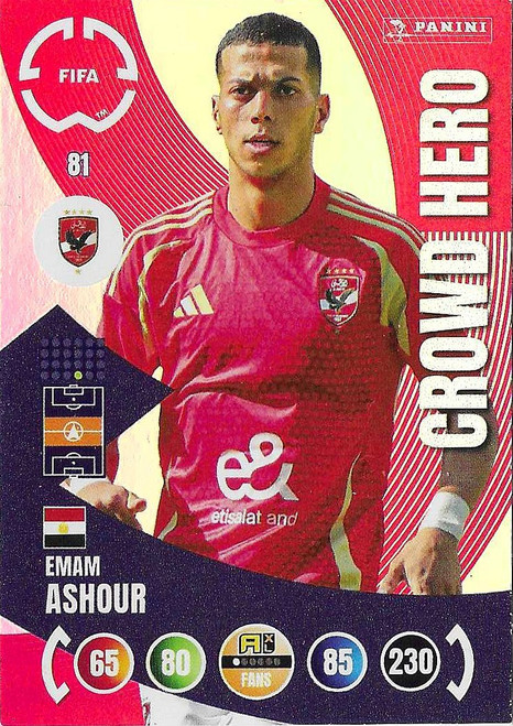 #081 Emam Ashour (Al Ahly) - Panini Adrenalyn XL Club World Cup 2025