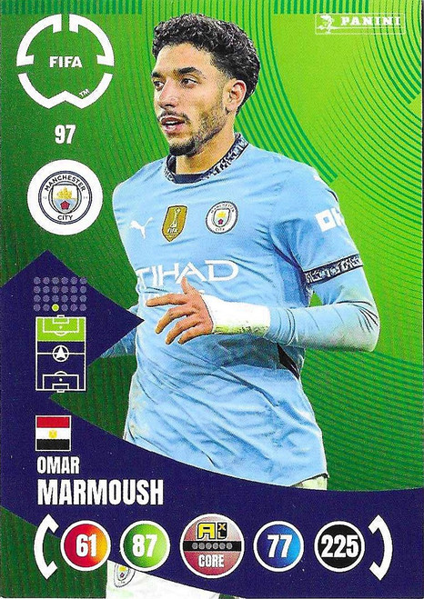 #097 Omar Marmoush (Manchester City) - Panini Adrenalyn XL Club World Cup 2025