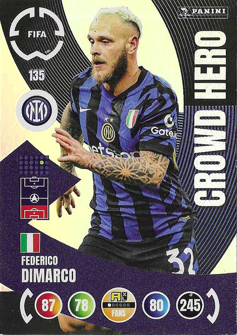 #135 Federico Dimarco (Inter Milan) - Panini Adrenalyn XL Club World Cup 2025