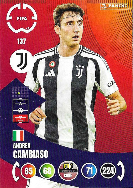 #137 Andrea Cambiaso (Juventus) - Panini Adrenalyn XL Club World Cup 2025