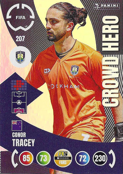 #207 Conor Tracey (Auckland City) - Panini Adrenalyn XL Club World Cup 2025
