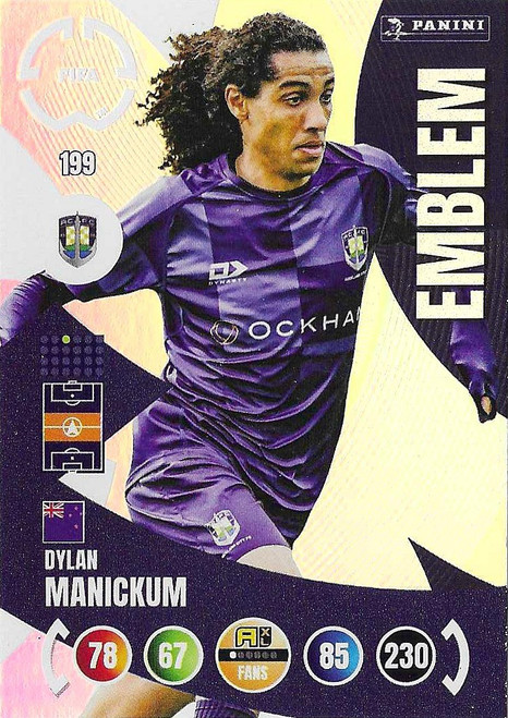 #199 Dylan Manickum (Auckland City) - Panini Adrenalyn XL Club World Cup 2025