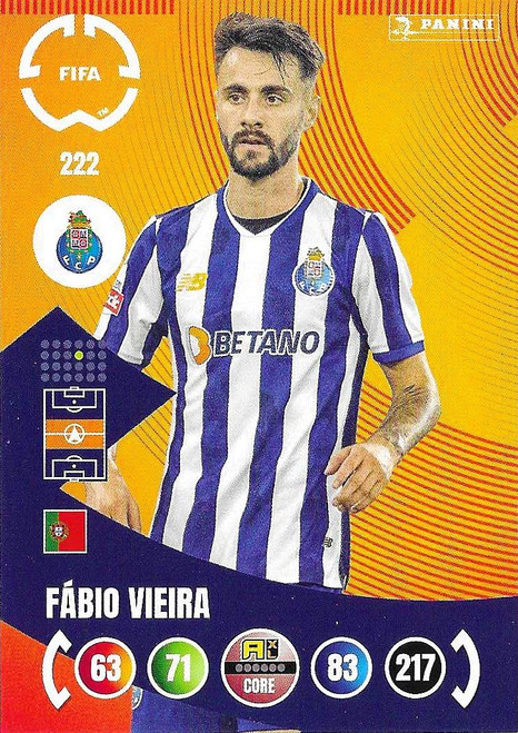 #222 Fabio Vieira (Porto) - Panini Adrenalyn XL Club World Cup 2025