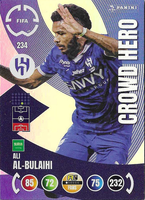 #234 Ali Al-Bulaihi (Al-Hilal) - Panini Adrenalyn XL Club World Cup 2025