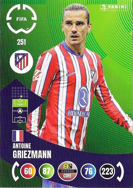 #251 Antoine Griezmann (Atletico Madrid) - Panini Adrenalyn XL Club World Cup 2025