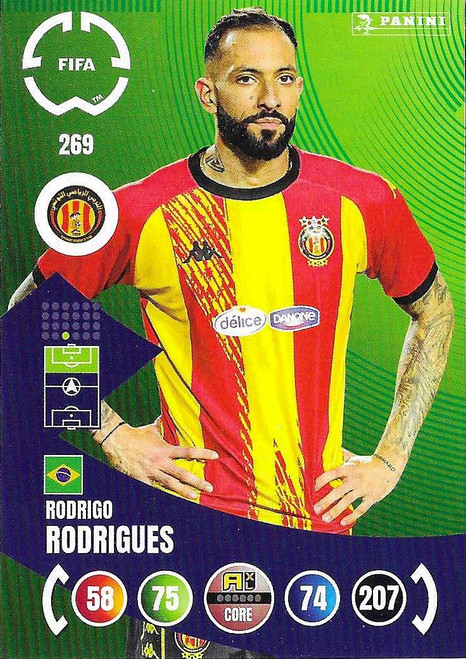 #269 Rodrigo Rodrigues (Tunis) - Panini Adrenalyn XL Club World Cup 2025