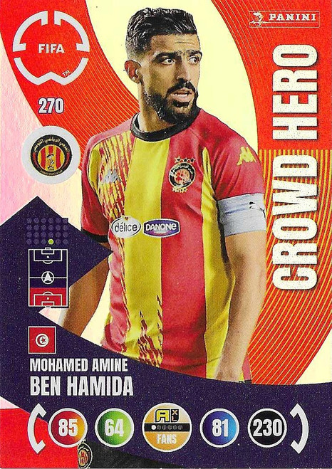 #270 Mohamed Amine Ben Hamida (Tunis) - Panini Adrenalyn XL Club World Cup 2025