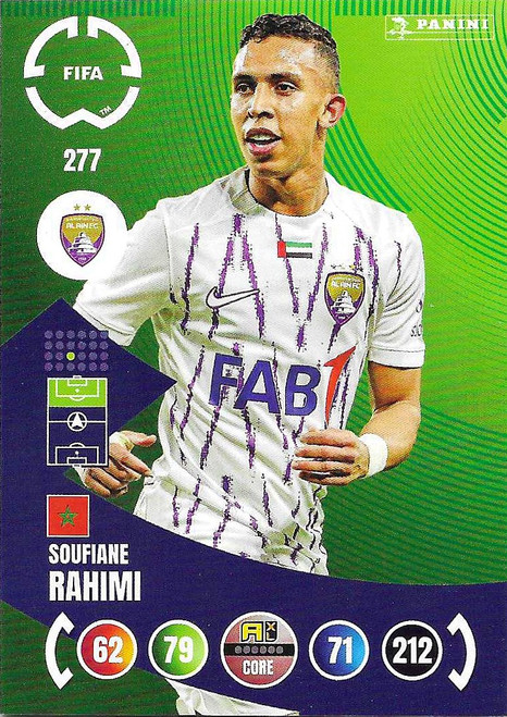 #277 Soufiane Rahimi (Al Ain) - Panini Adrenalyn XL Club World Cup 2025
