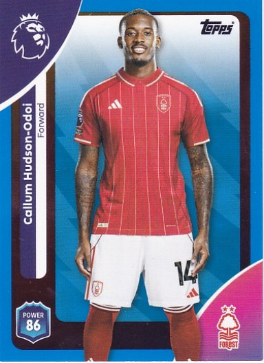 #246 Callum Hudson-Odoi (Nottingham Forest) - BLUE PARALLEL - Topps Premier League 2026