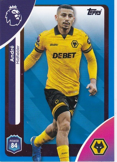 #297 Andre (Wolves) - BLUE PARALLEL - Topps Premier League 2026