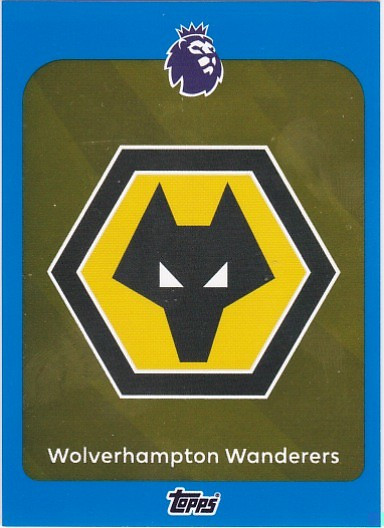 #289 Team Badge (Wolves) - BLUE PARALLEL - Topps Premier League 2026