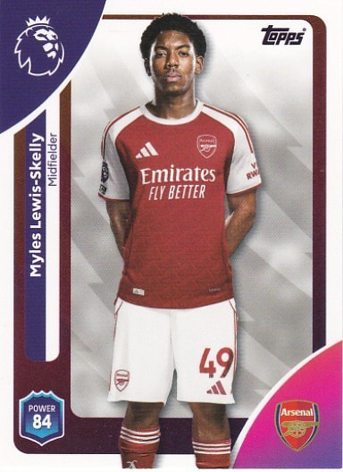#009 Myles Lewis-Skelly (Arsenal) - Topps Premier League 2026