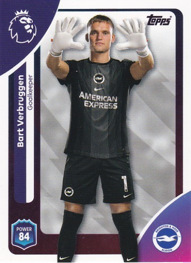 #074 Bart Verbruggen (Brighton) - Topps Premier League 2026