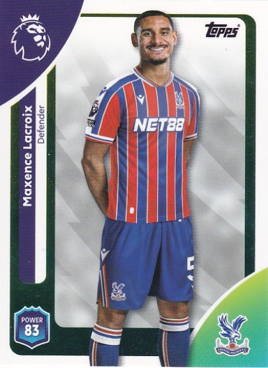 #113 Maxence Lacroix (Crystal Palace) - Topps Premier League 2026