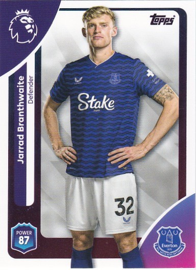 #130 Jarrad Branthwaite (Everton) - Topps Premier League 2026