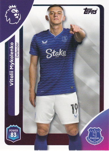 #131 Vitalii Mykolenko (Everton) - Topps Premier League 2026