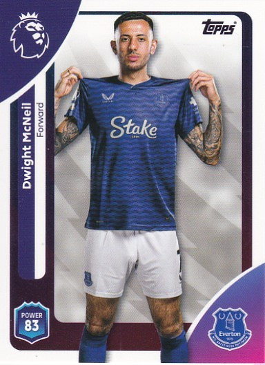 #138 Dwight McNeil (Everton) - Topps Premier League 2026
