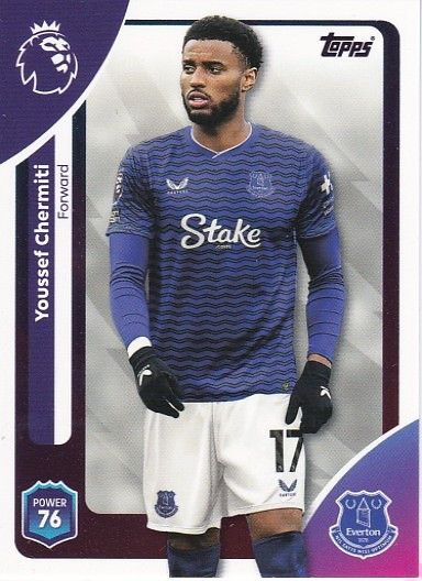 #141 Youssef Chermiti (Everton) - Topps Premier League 2026