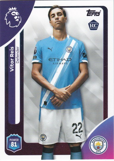 #185 Vitor Reis (Manchester City) - Topps Premier League 2026 - ROOKIE CARD RC