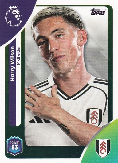 #156 Harry Wilson (Fulham) - Topps Premier League 2026