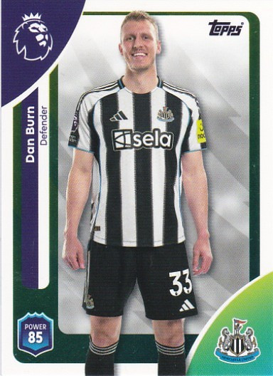 #219 Dan Burn (Newcastle United) - Topps Premier League 2026