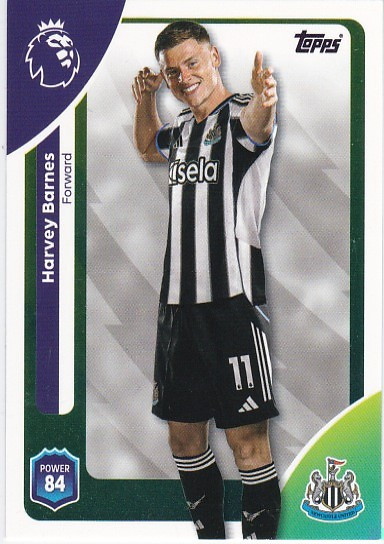 #229 Harvey Barnes (Newcastle United) - Topps Premier League 2026