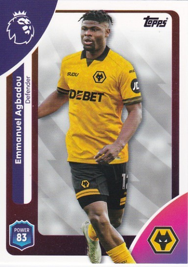 #293 Emmanuel Agbadou (Wolves) - Topps Premier League 2026