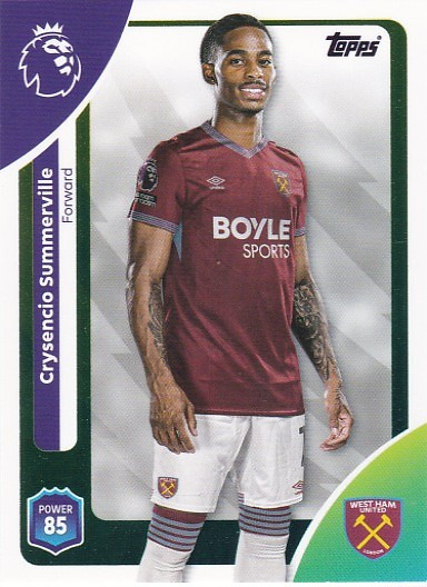#283 Crysencio Summerville (West Ham United) - Topps Premier League 2026