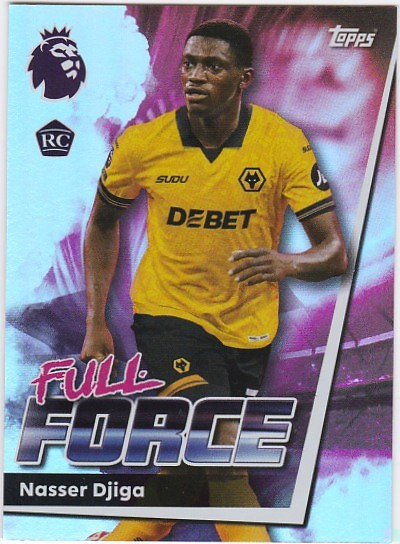 #305 Nasser Djiga (Wolves) - Topps Premier League 2026