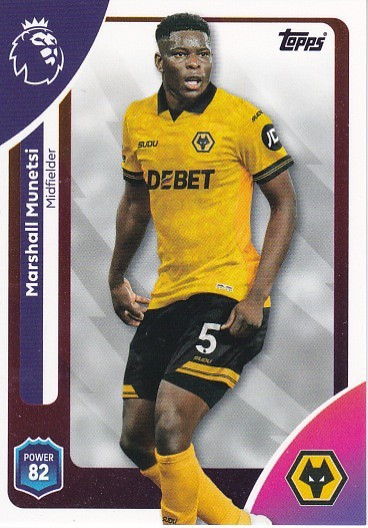 #296 Marshall Munetsi (Wolves) - Topps Premier League 2026