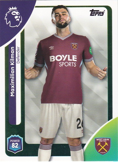 #274 Maximilian Kilman (West Ham United) - Topps Premier League 2026