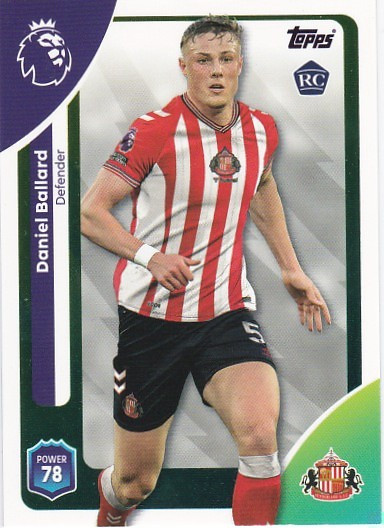 #348 Daniel Ballard (Sunderland) - Topps Premier League 2026