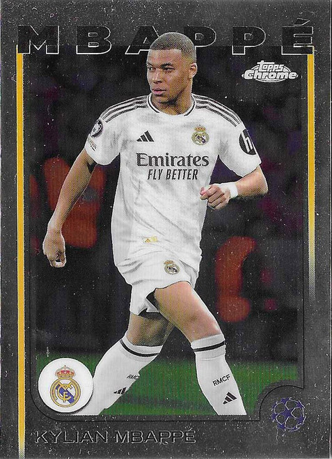 #001 Kylian Mbappe (Real Madrid) - Topps Chrome UEFA Club Competitions 2024/25