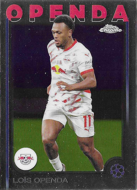 #020 Lois Openda (RB Leipzig) - Topps Chrome UEFA Club Competitions 2024/25