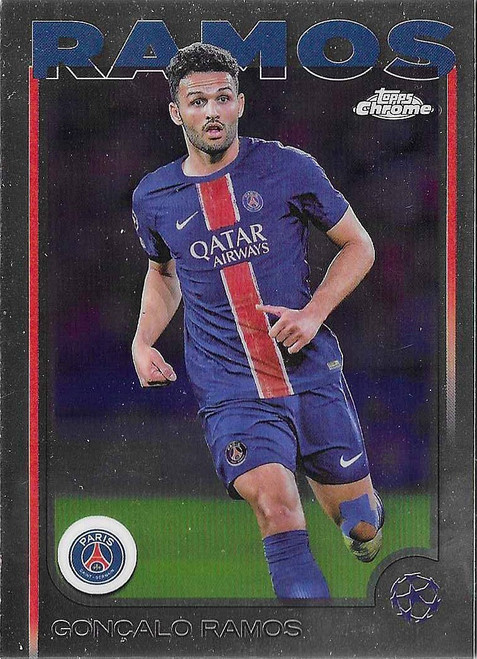 #031 Goncalo Ramos (PSG) - Topps Chrome UEFA Club Competitions 2024/25