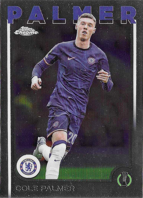 #032 Cole Palmer (Chelsea) - Topps Chrome UEFA Club Competitions 2024/25