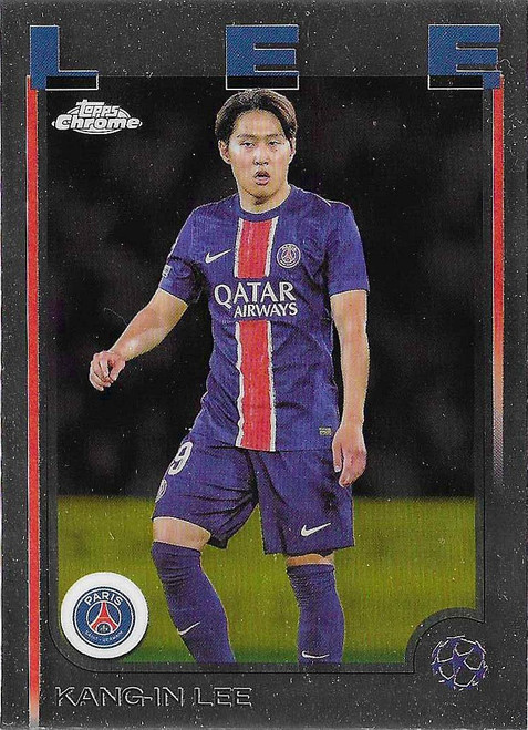 #004 Kang-In Lee (PSG) - Topps Chrome UEFA Club Competitions 2024/25