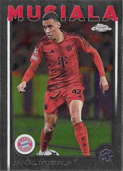 #042 Jamal Musiala (Bayern Munich) - Topps Chrome UEFA Club Competitions 2024/25