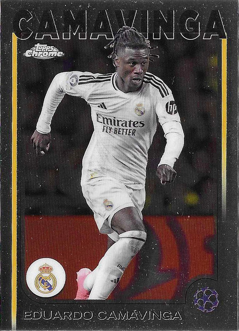 #093 Eduardo Camavinga (Real Madrid) - Topps Chrome UEFA Club Competitions 2024/25