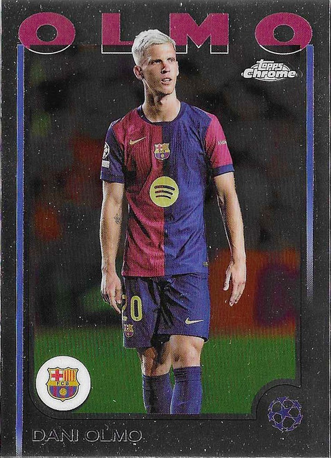 #094 Dani Olmo (Barcelona) - Topps Chrome UEFA Club Competitions 2024/25