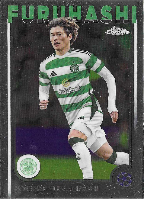 #140 Kyogo Furuhashi (Celtic) - Topps Chrome UEFA Club Competitions 2024/25