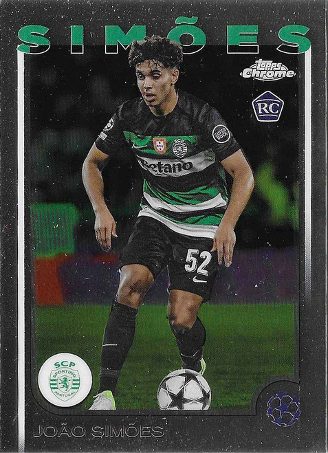 #156 Joao Simoes (Sporting) - Topps Chrome UEFA Club Competitions 2024/25