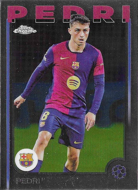 #174 Pedri (Barcelona) - Topps Chrome UEFA Club Competitions 2024/25